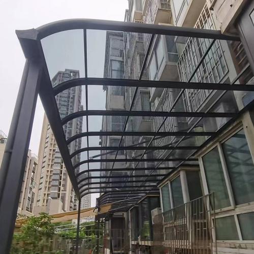 雅菲诺定制铝合金露台棚家用户外耐力板遮阳棚 防雨屋檐铝制雨棚